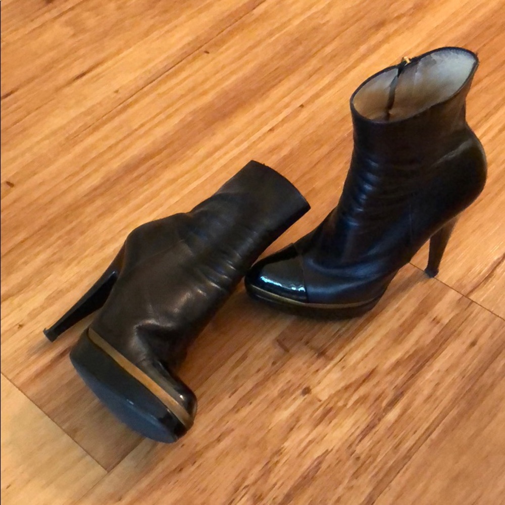 YSL booties 37.5